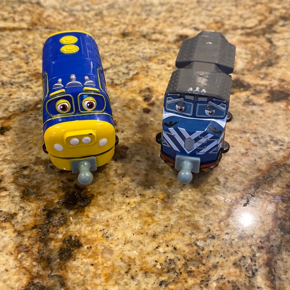 Two Chuggington trains